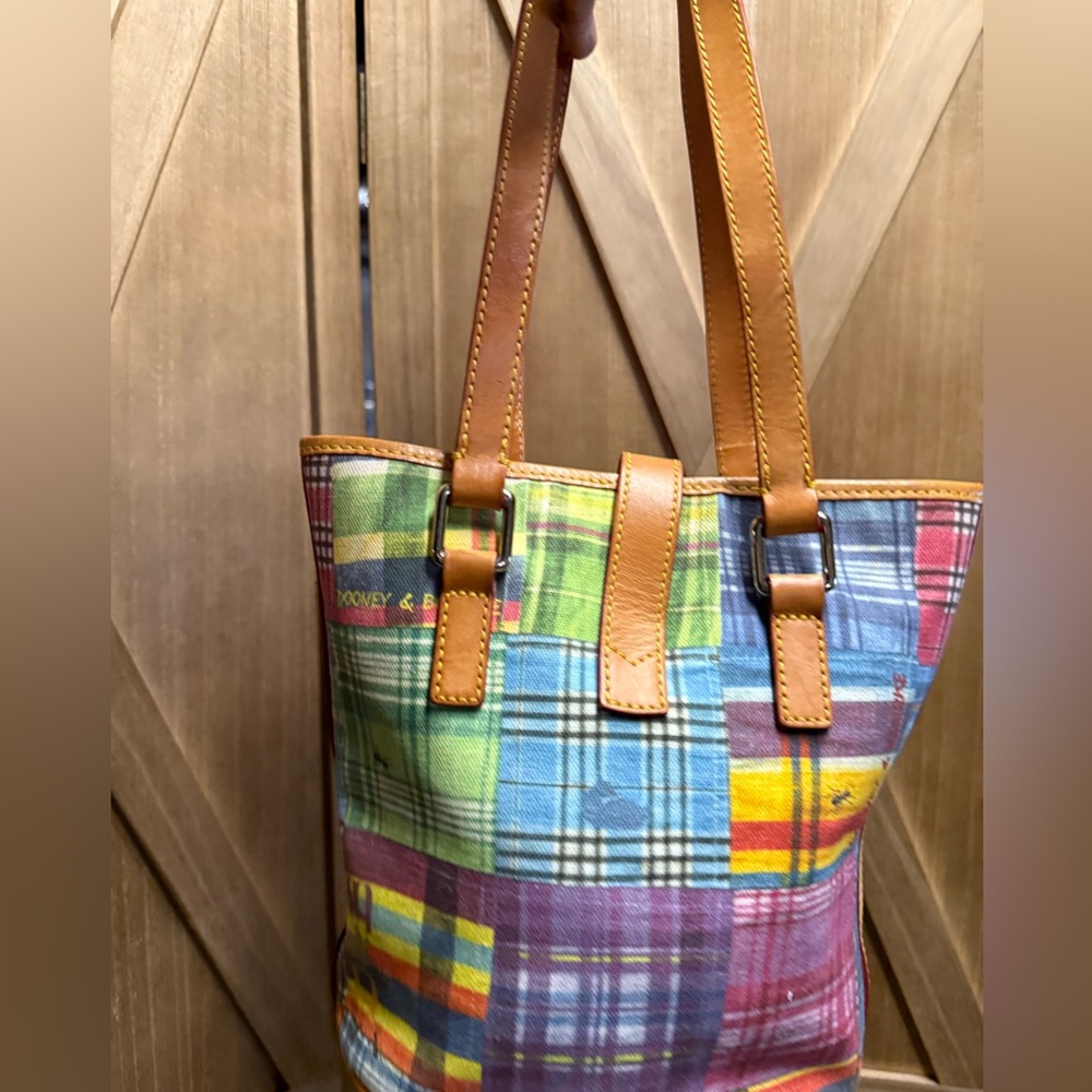 Dooney & Bourke Multicolor Patchwork Tote - image 4